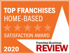 Franchise Business Review Logo - Top Franchises Home-Based Satisfaction Award 2020